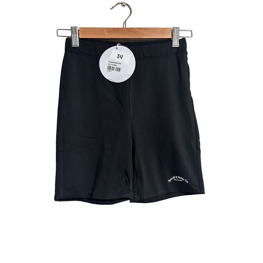 Princess Polly Black Bike Shorts Size 4 NWT Sportif & Relax Co.
